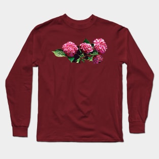 Pink Hydrangea Long Sleeve T-Shirt